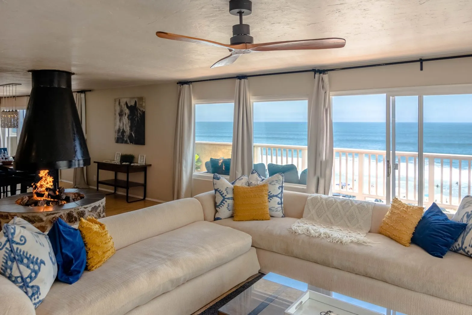 Beachfront view at Beachwalk Villas